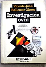 Portada del libro Investigación OVNI, de Vicente-Juan Ballester Olmos.