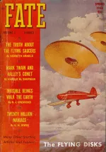 Portada de Fate con el relato de Kenneth Arnold, reproducida en el artículo de Gámez