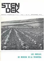 Cubierta de Stendek 2, septiembre de 1970: Las huellas de Morón de la Frontera